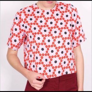 Dusen Dusen Mask top geometric Tile Print L